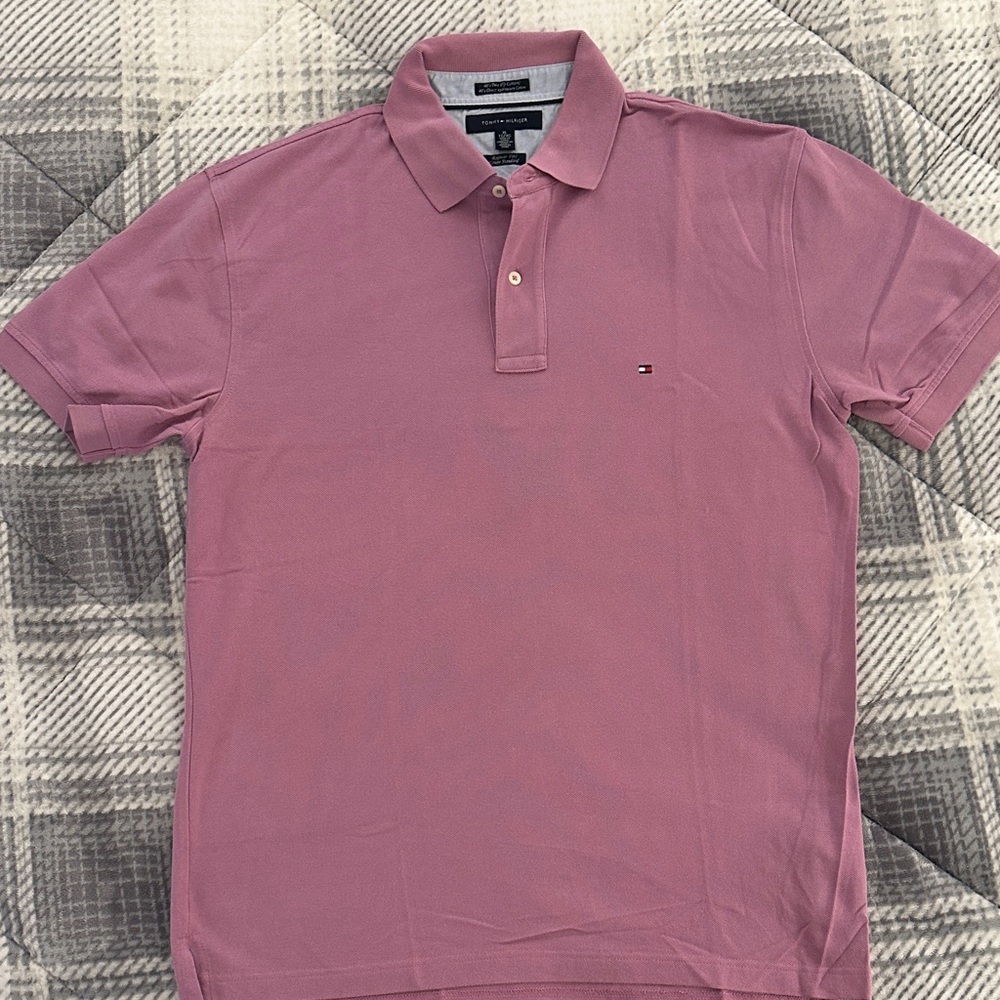 Tommy Hilfiger Men's Polo in Lavender